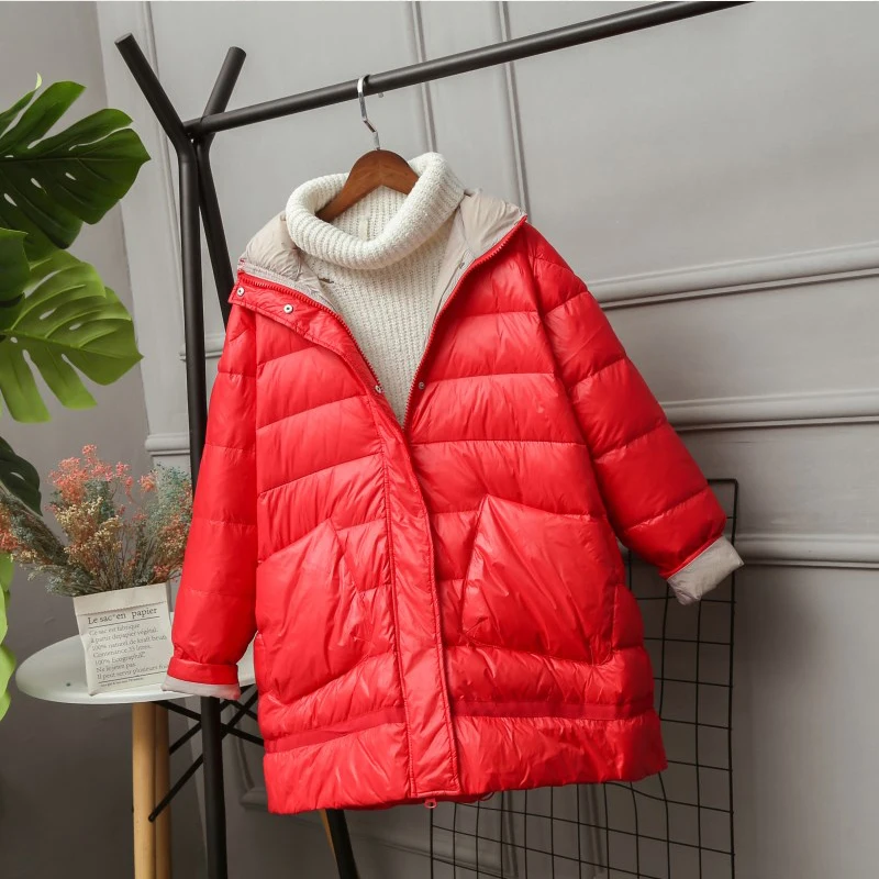 Fitaylor куртка на белом утином пуху ультра-светильник новинка зимы 2020 Женская
