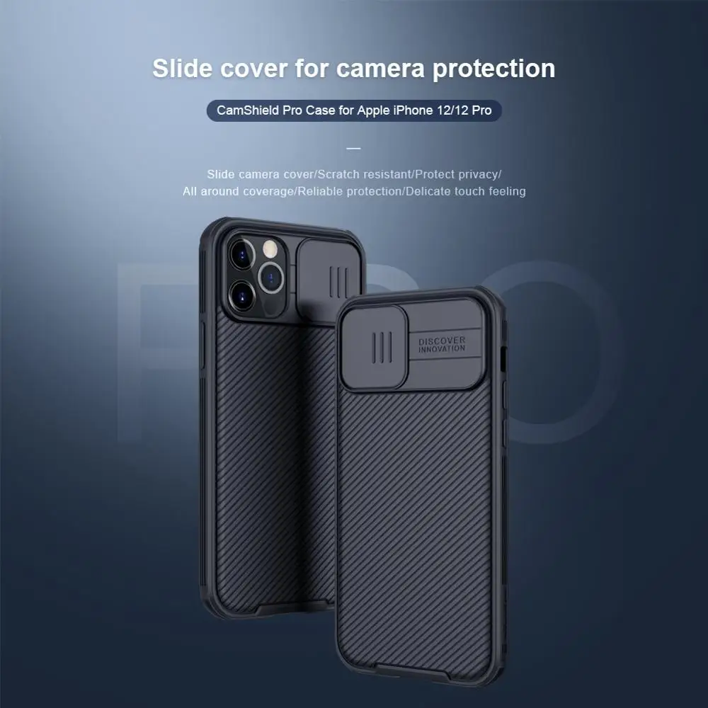 

10pcs/lot Wholesale Nillkin CamShield Pro Case For Apple iPhone 12/12 Pro case slide cover for camera protection case