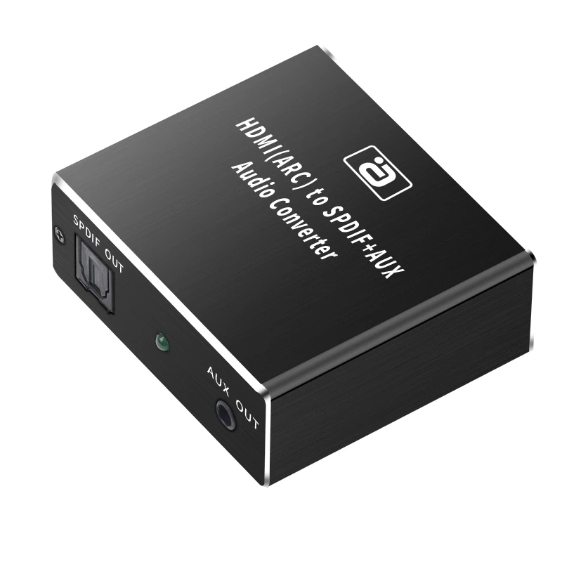 

HDMI audio splitter extractor 4K 60hz HDMI To Audio Extractor 5.1 ARC audio Independent output stereo SPDIF signal Switch HD365