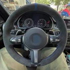 Для BMW M Sport F30 F31 F34 F10 F11 F07 X1 X2 X3 F25 F32 F33 F36 F48 F39 черные замшевые аксессуары для автомобиля