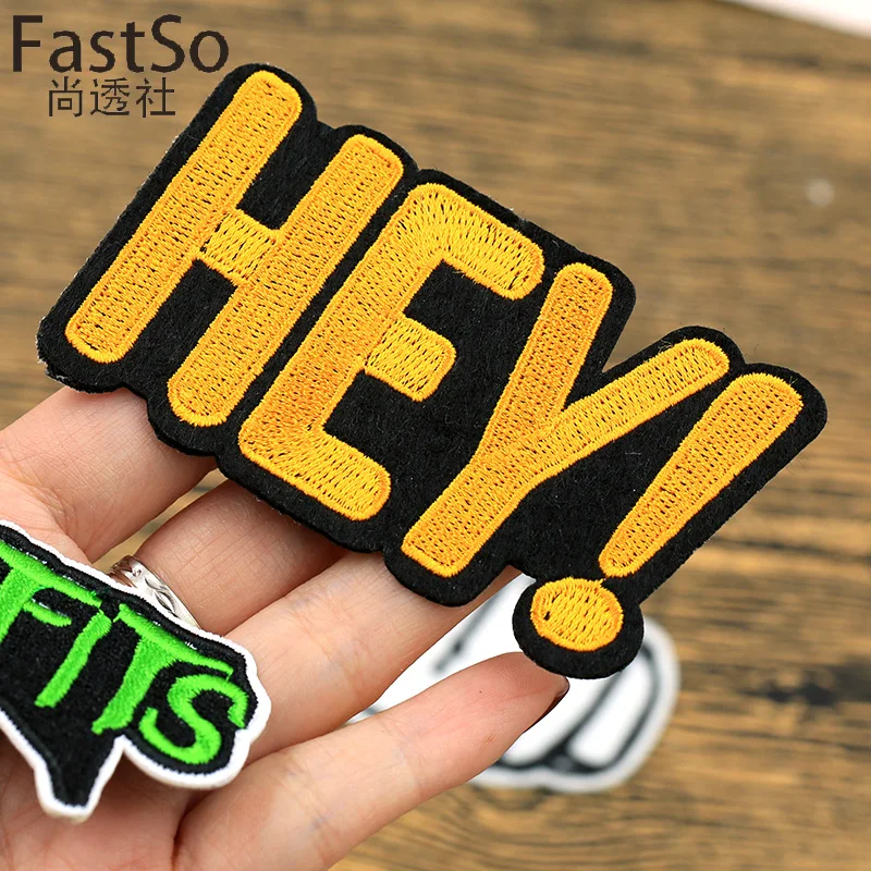 Панк Байкер индивидуальная специальная нашивка буквы железо на аппликации