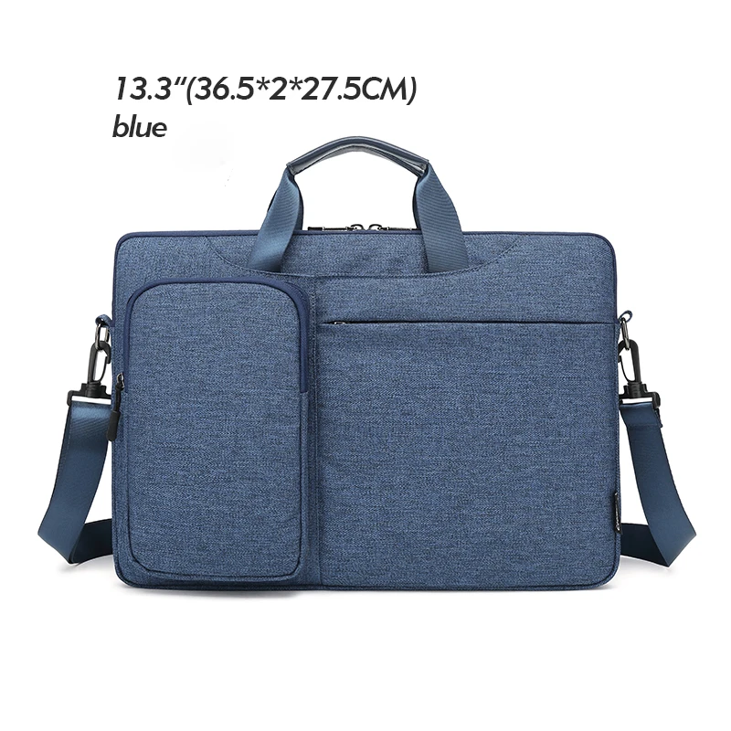 13.3inches blue Индивидуальный Логотип, деловой мужской портфель, сумка для офиса, водонепроницаемая нейлоновая сумка для ноутбука, сумка, повседневная мужская сумка на плечо, подарок - Цвет: 13.3inches blue