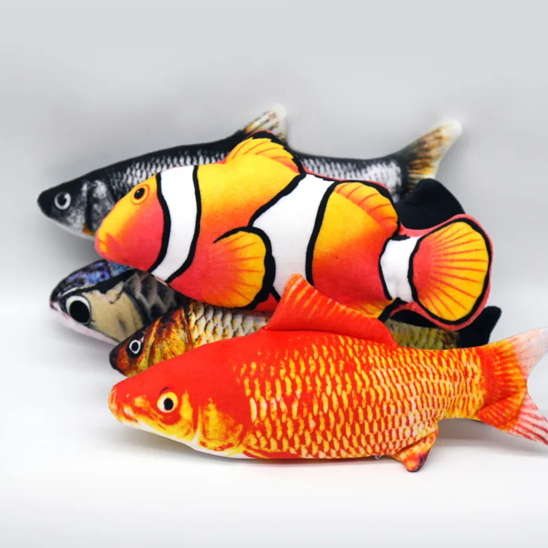 

Electric Cat Toy 3D Fish USB Charging Simulation Fish Interactive Cat Toys for Cats Pet Toy Cat Supplies Juguetes Para Gatos