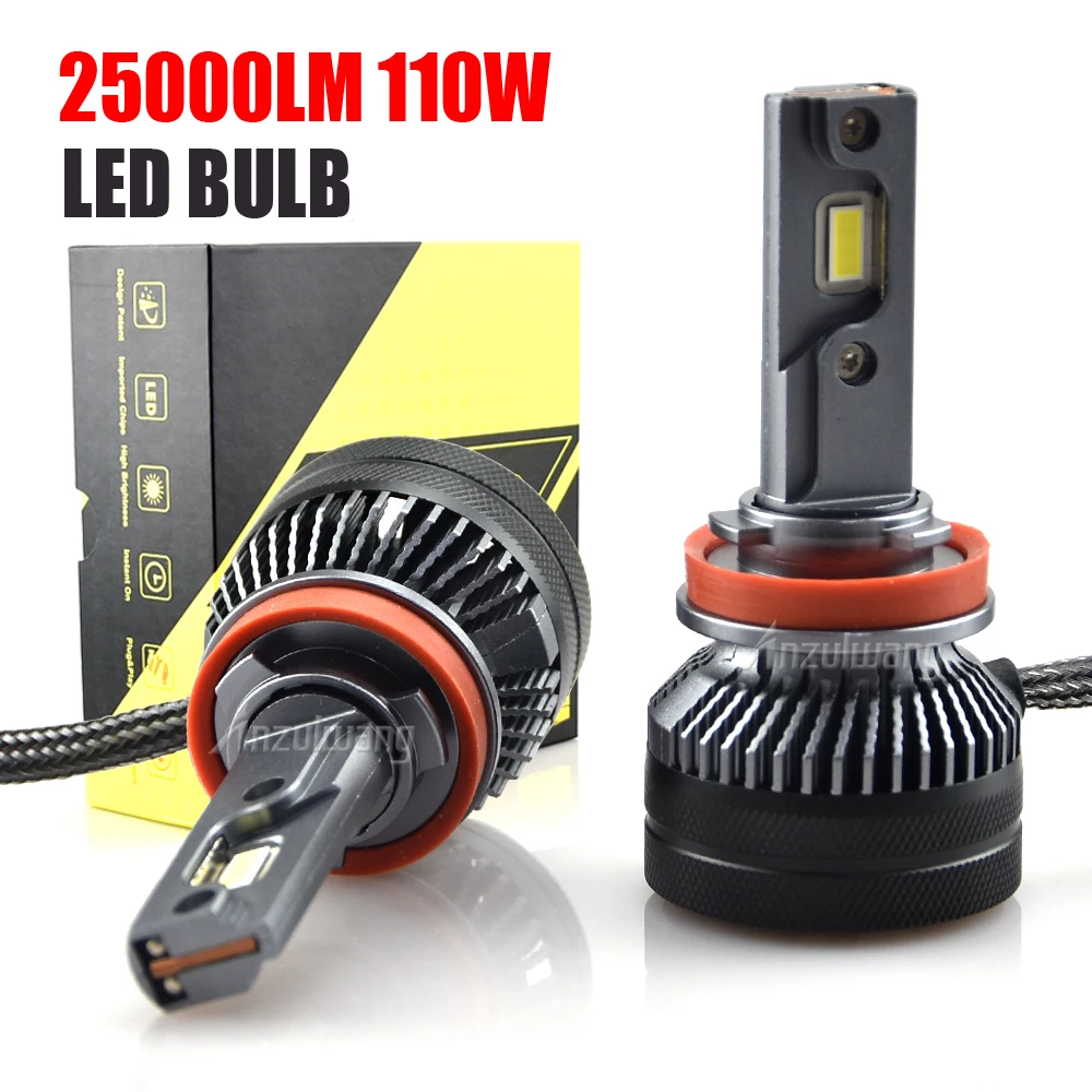 

H4 H7 H11 LED Canbus 110W 25000LM HB3 9005 Led Bulb HB4 9006 LED Car Headlight Auto Fog Light 9V-16V