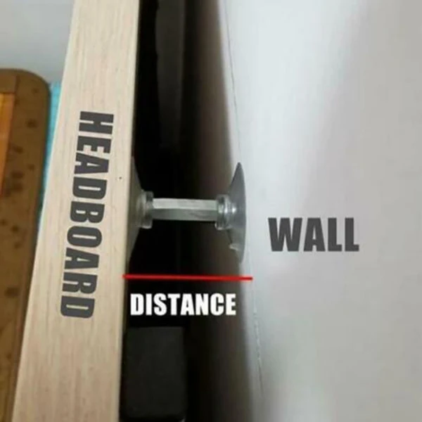Adjustable Threaded Bed Frame Anti-shake Tool Telescopic Support for Room Wall QP2 | Инструменты