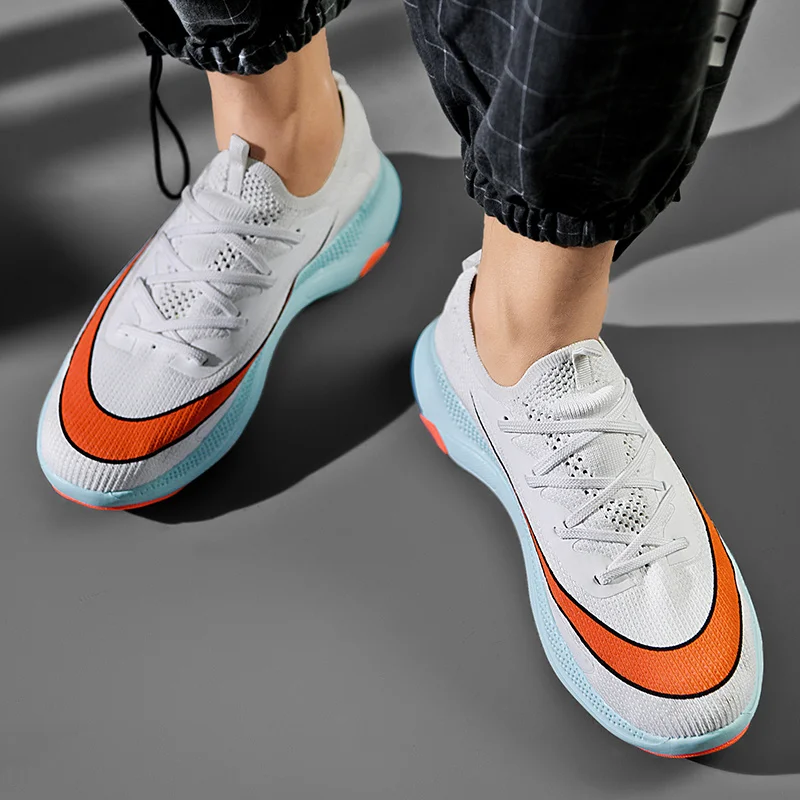 Men's Sports Shoes Sneakers 2021 New Shock Absorption Air Cushion Ultra Light Breathable Men Casual Running Shoes Big Size 39-46