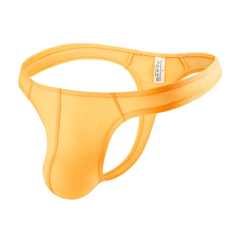 Стринги мужские шелковые стринги сексуальное нижнее белье для геев плотная