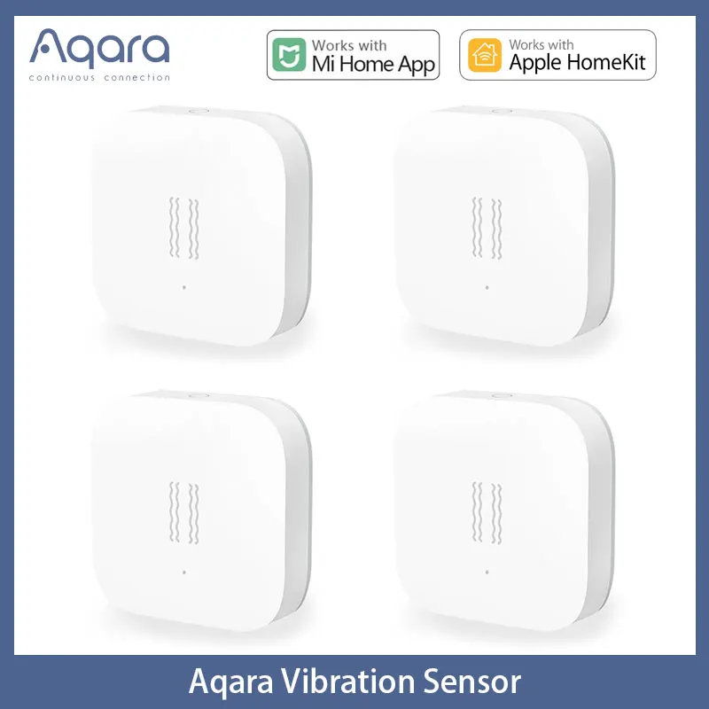 Датчик вибрации Aqara Zigbee оригинальный датчик обнаружения ценных предметов для
