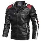 Мужские кожаные куртки на осень и зиму, мужские кожаные куртки высокого качества, мужские мотоциклетные теплые куртки с бархатной подкладкой