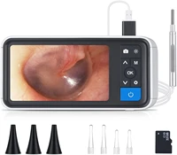 4 5 inch screen digital otoscope 3 9mm ear wax removal 1080p hd ear endoscope camera with 6 led 32gb card support photo video