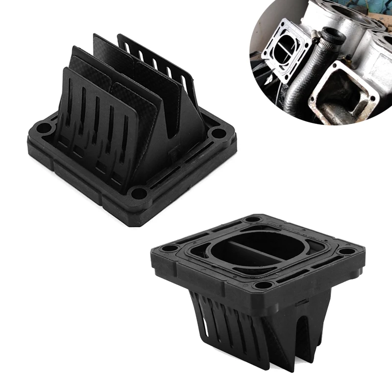 Banshee 350 YFZ350 углеродное волокно впускные тростниковые клапаны для YFZ 1987 2006 RD250 RD350