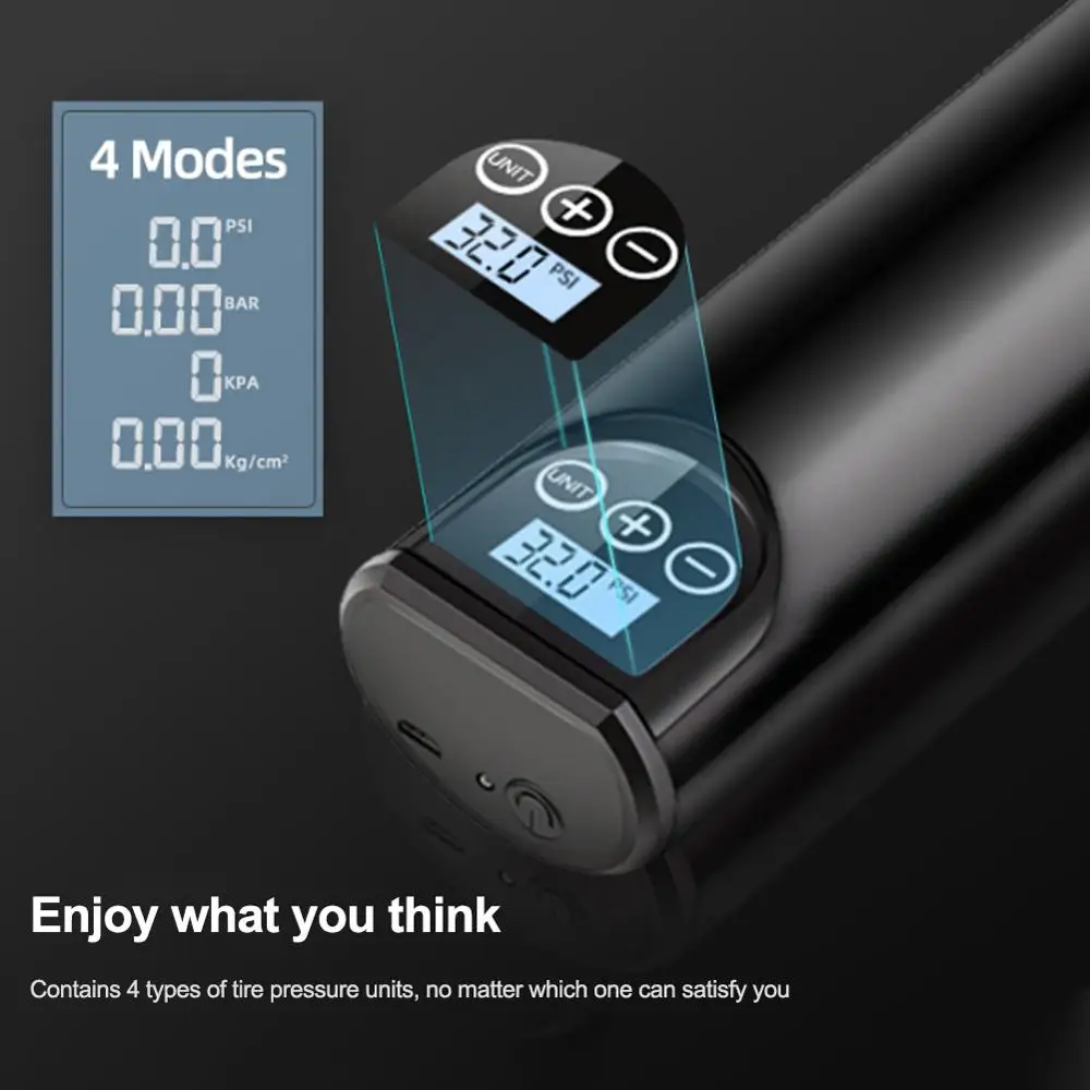 Precio Bomba De Aire Recargable De 12V Y 150PSI, Inflador De Neumáticos Inalámbrico Portátil, Compresor Digital, Bomba De Llanta Para Coche Y Bicicleta