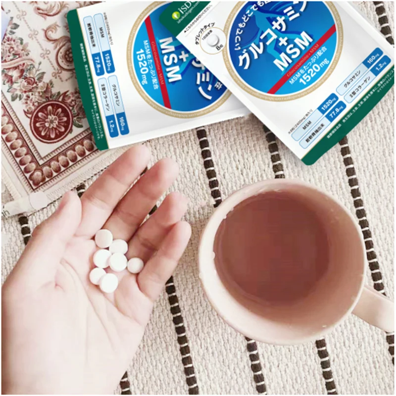 Исдг хондроитин + Глюкозамин МСМ. Питательная добавка для костей. 240 отсчетов| |