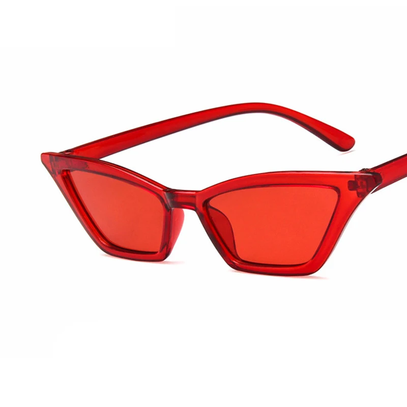 

Women Fashion Small Frame Cat-eye Sunglasses Colorful Retro Glasses Street Photography Sunglasses