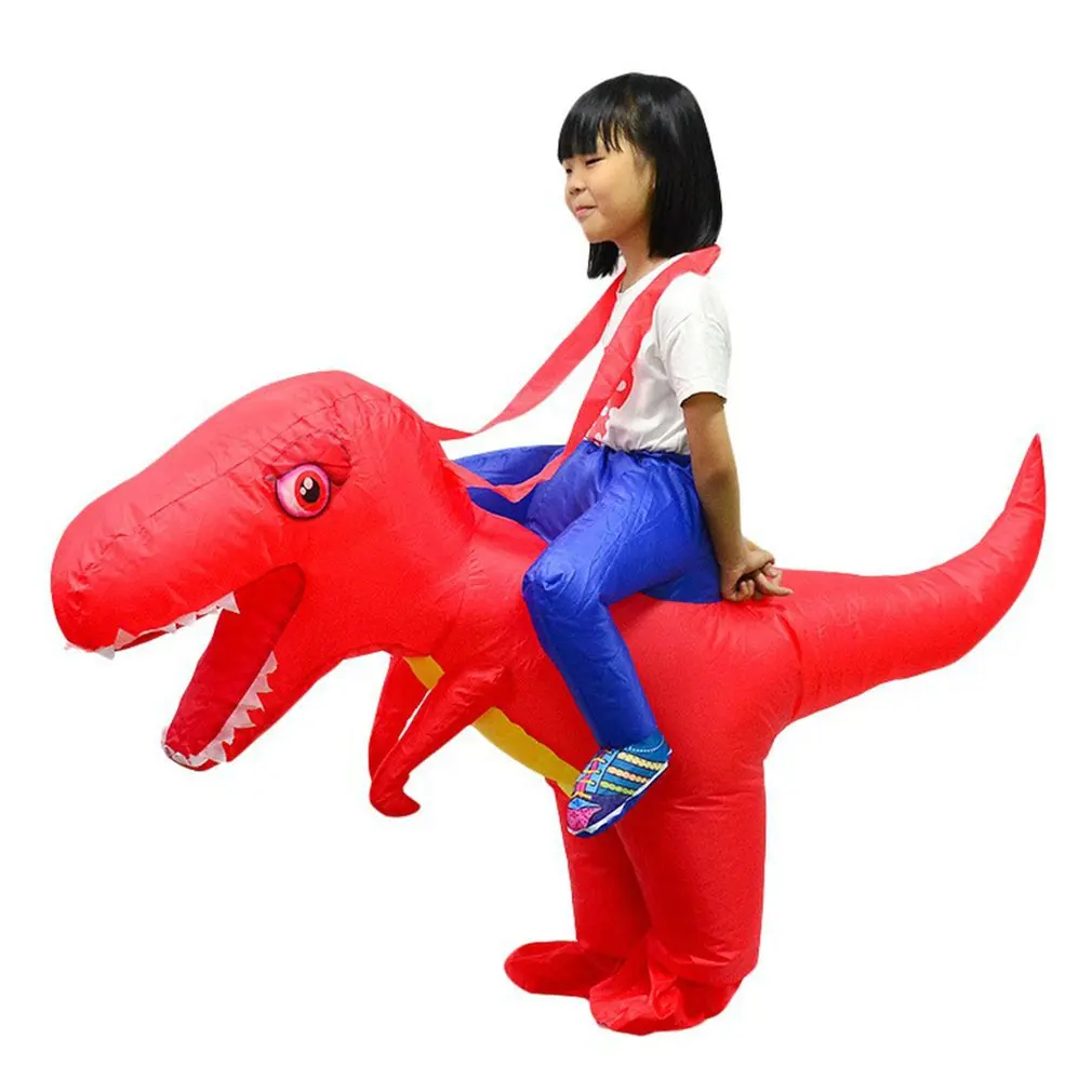 

Children And Adults Riding Dinosaur Games Inflatable Performance Clothes Fine Workmanship Good Appearance