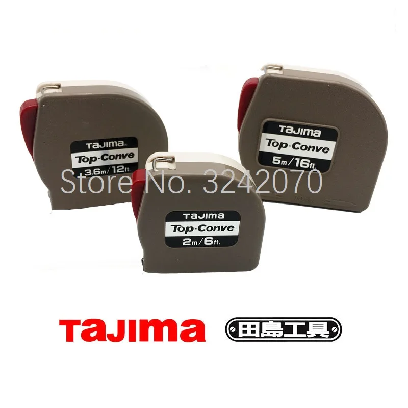 

Apply to Tajima TOP tape measure self-locking tape measure 2M, 3.6M, 5M portable stainless steel small tape measure