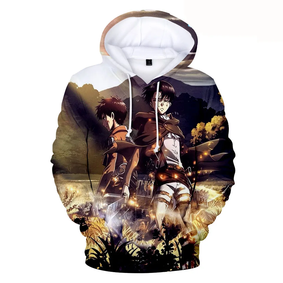 

Be Well Received Anime 3D Print Areas Attack Giant Hoodie Casual Sweatshirt 3D Men Fashion Boys/girls Long Sleeve Hoodies Tops