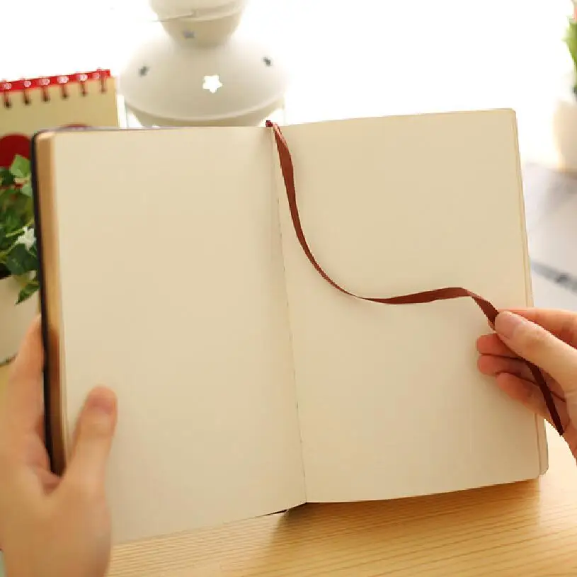 Открытая тетрадь. Лист блокнота. Блокнот с чистыми листами. Края тетради. Moleskine 90x140 soft black.