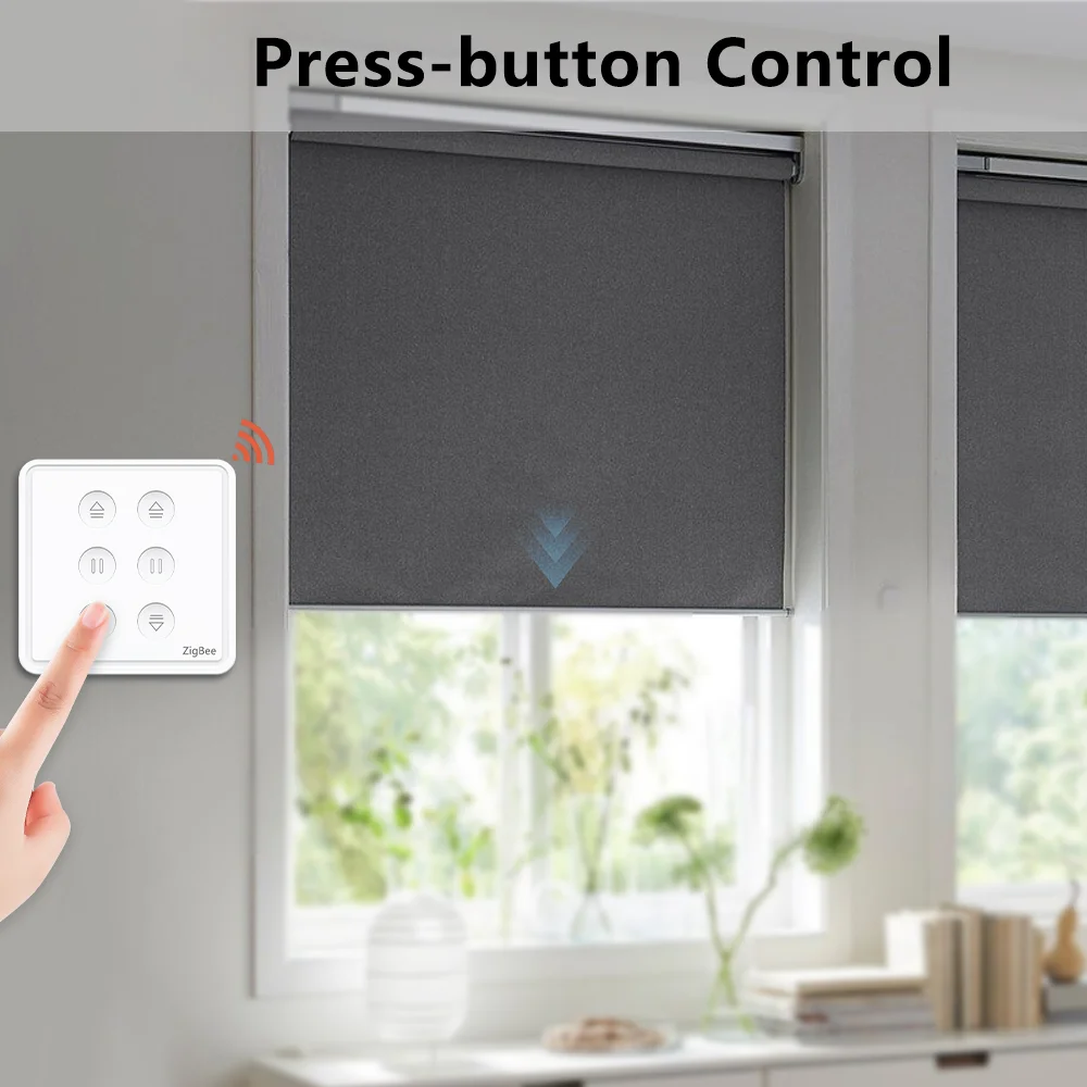 Переключатель для двойной шторки lorтолп ZigBee 3 0 трубчатого двигателя Google Home