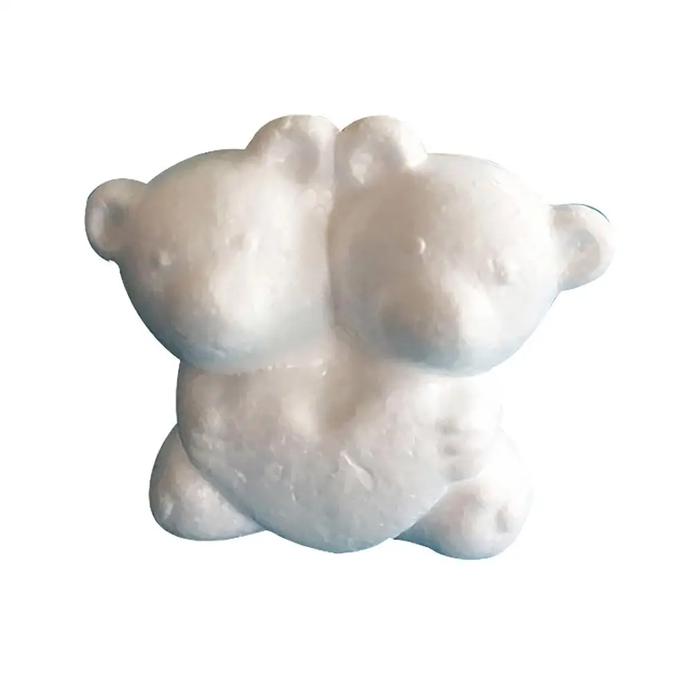 2 шт. пенополистирол пенопласт шар розовый медведь белый для рукоделия вечерние