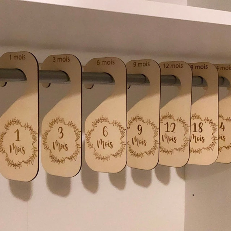 Separadores de armario de beb&eacute; franc&eacute;s, 9 Uds.-2