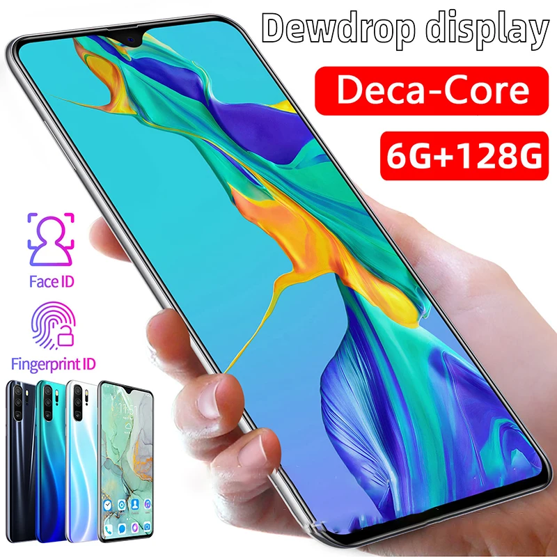 Android мобильный телефон 6 3 &quotFace ID HD экран 6G + 128G rom 8MP 16MP четырехъядерный 2000mAh 5MP