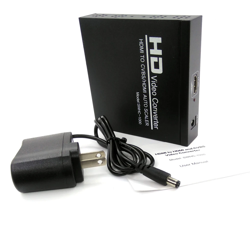 Преобразователь HDMI в AV CVBS композитный аудио-адаптер Поддержка 1080P PAL NTSC HDCP