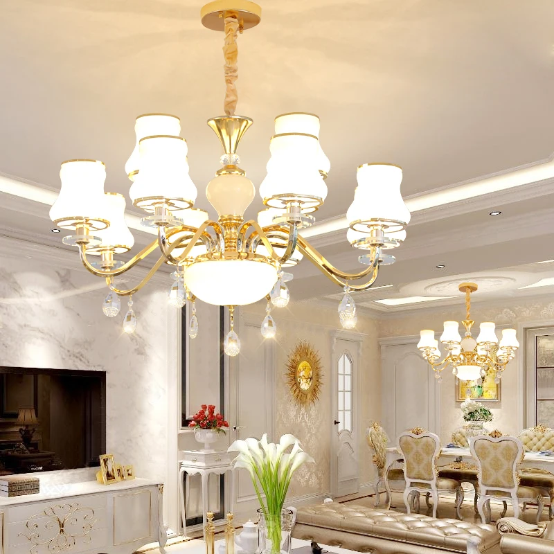 

Modern New crystal Chandelier For Living Room Bedroom Home chandelier LED Chandelier light stylish Marble branch chandelier lamp