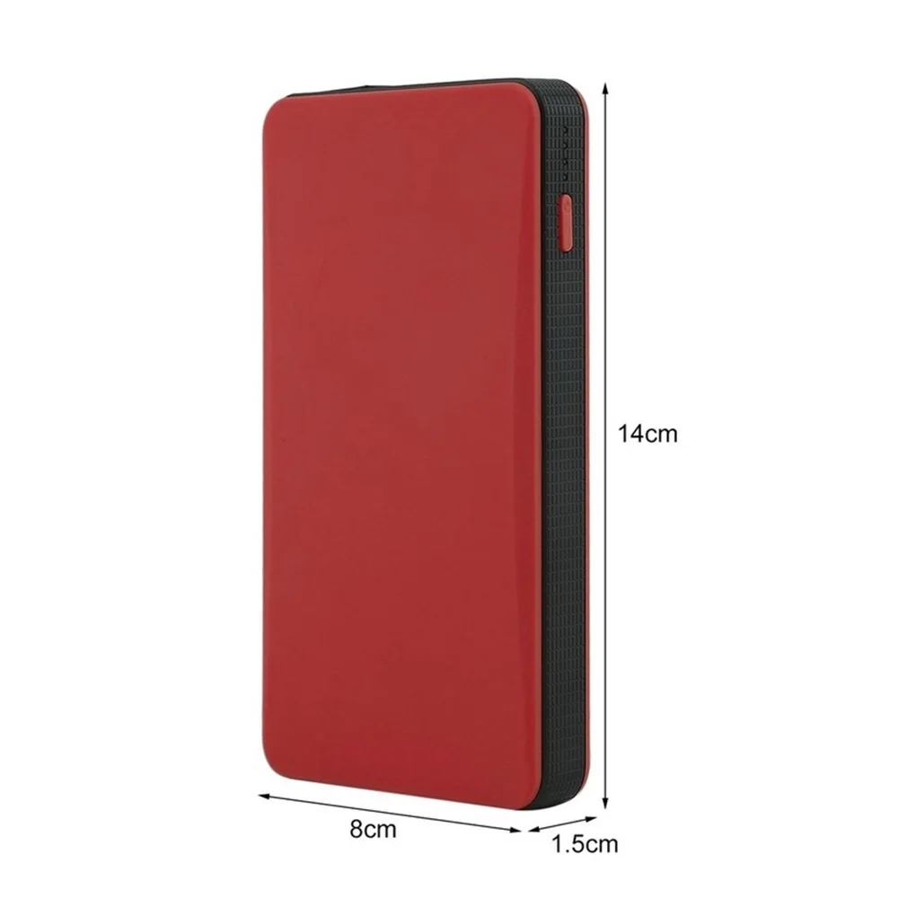 Портативное Мини 8000mAh 12V автомобильное пусковое устройство автомобиля двигателя аварийное зарядное устройство батареи банк питания начиная до 2.0L автомобильные аксессуары