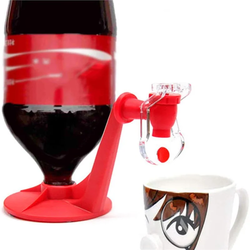 

Soda Beverage Dispenser Bottle Coke Upside Down Hand Operated Beverage Drinking Water Dispense Tool for Party Home Bar Gadget