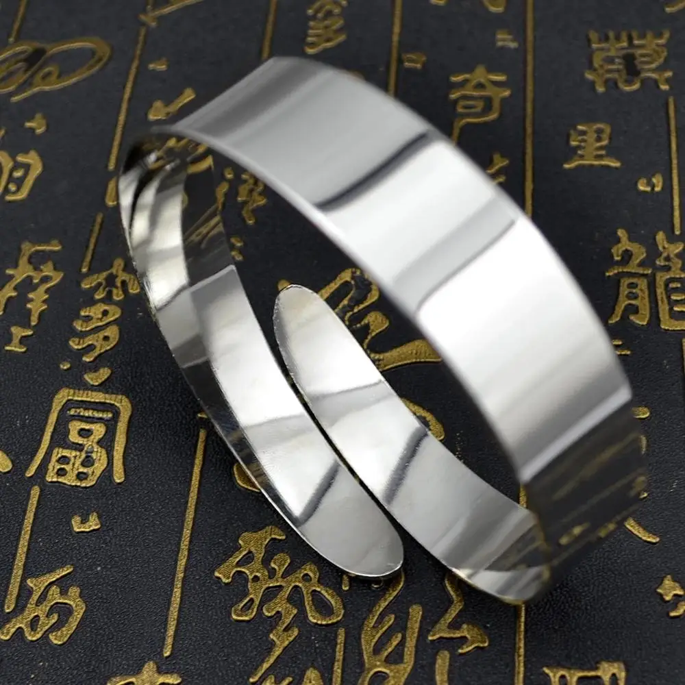 Винтажный широкий браслет Boho золотого цвета открытый нарукавник Браслет-манжета