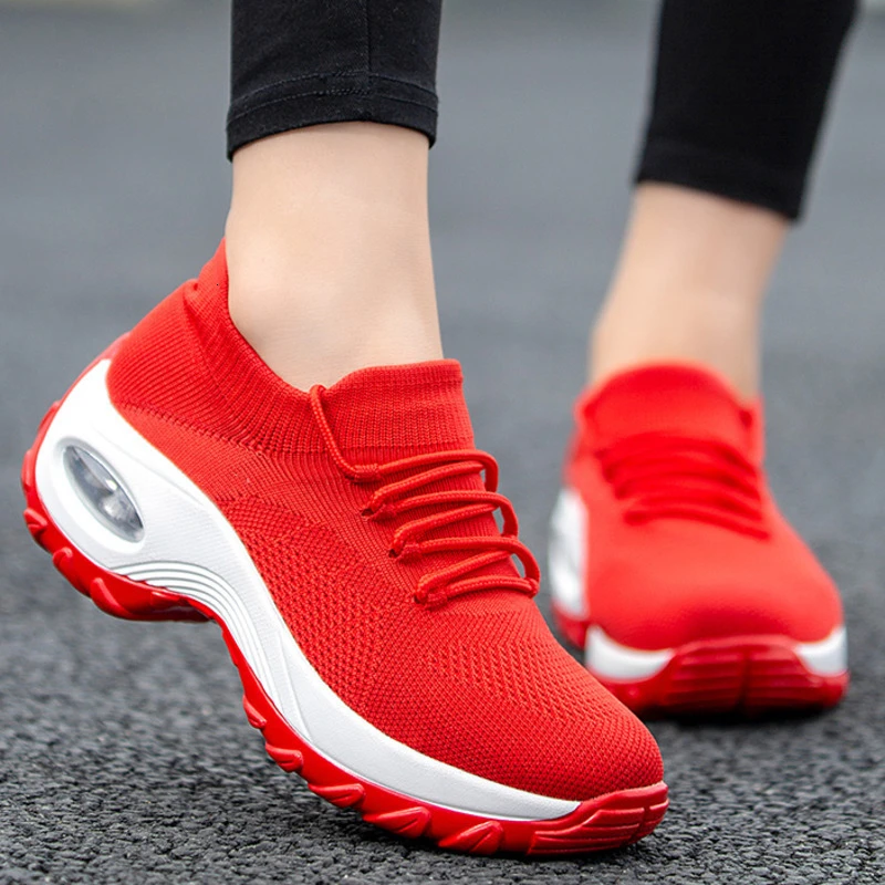 Tenis feminino/Осенняя женская обувь для тенниса новые дышащие кроссовки на платформе