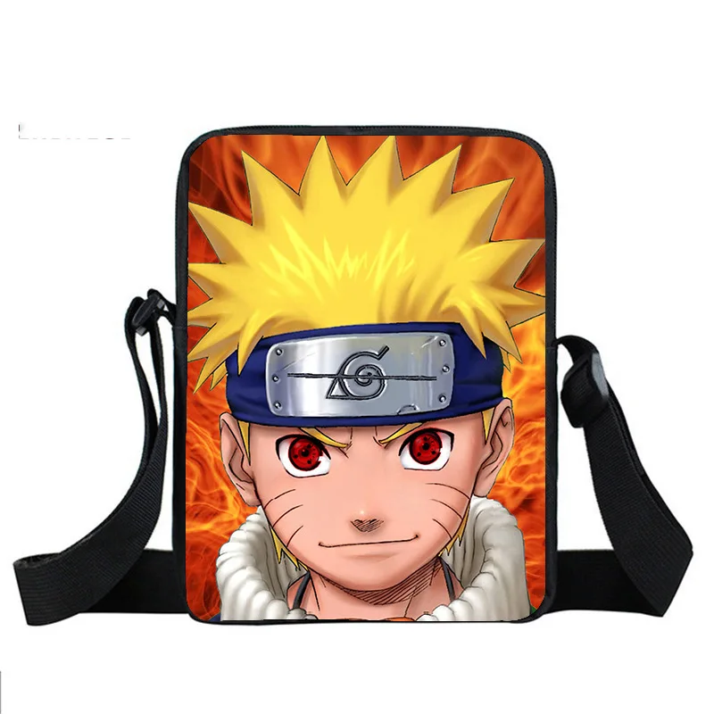 

Naruto Digital 3D Campus Student Schoolbag Full Color Backpack Small Shoulder Bag Messenger Bag Anime Backpack