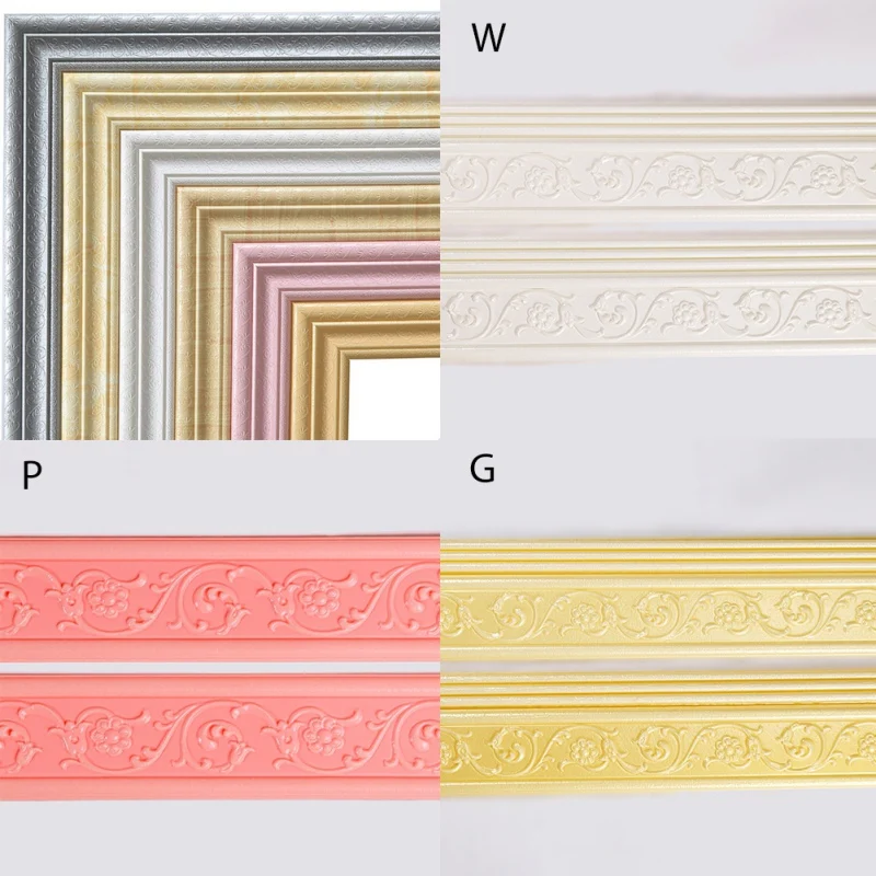 

s Kitchen Window 3D Waterproof Baseboard Self Adhesive Wallpaper Border Stickers Wall Decor Removable Edge Gap Sticker