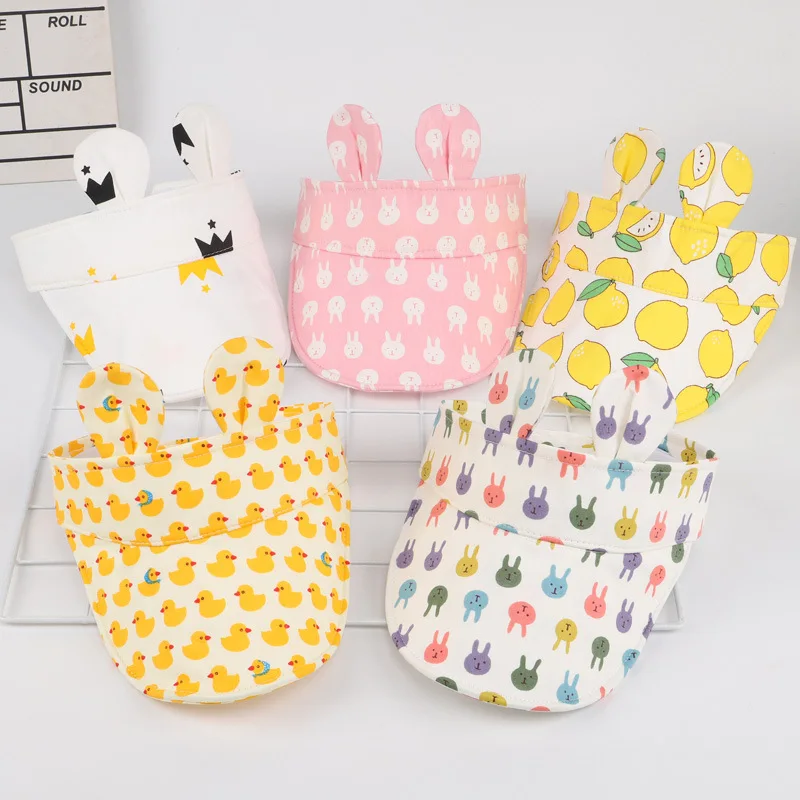 

Baby empty top hat summer thin men and women baby sun hats newborn children big eaves sun hat breathable sunscreen