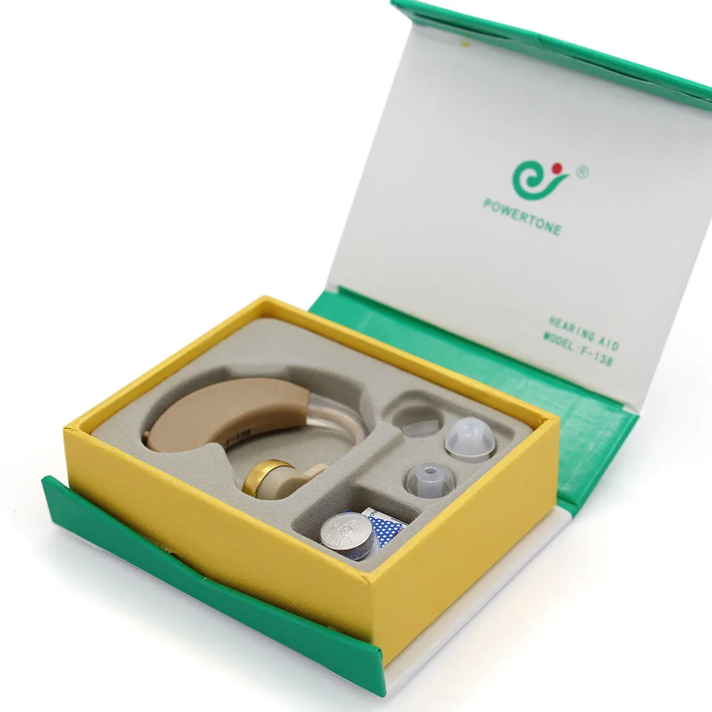 Слуховой аппарат усилитель слуха уход за ушами регулируемый комплект слуховых