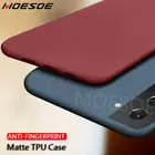 Тонкий мягкий чехол для Samsung Galaxy S21 Plus S20 FE S22 Ultra A51 A71 A02s A32 M52 A22 M51 M31 A52 A72 A12 A13, матовый чехол