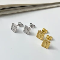 geometric square cross earrings fashion female perfect silver needles korean contracted jewelry 2020 trend c%d0%b5%d1%80%d1%8c%d0%b3%d0%b8 2021 %d1%82%d1%80%d0%b5%d0%bd%d0%b4