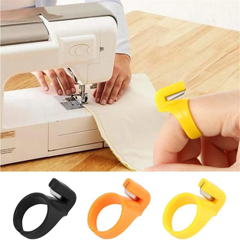 

3PCS/Set Plastic Finger Thread Cutter Finger Needle Craft Household Sewing Machine Accessory Thimble Sewing Ring Thread Cutter