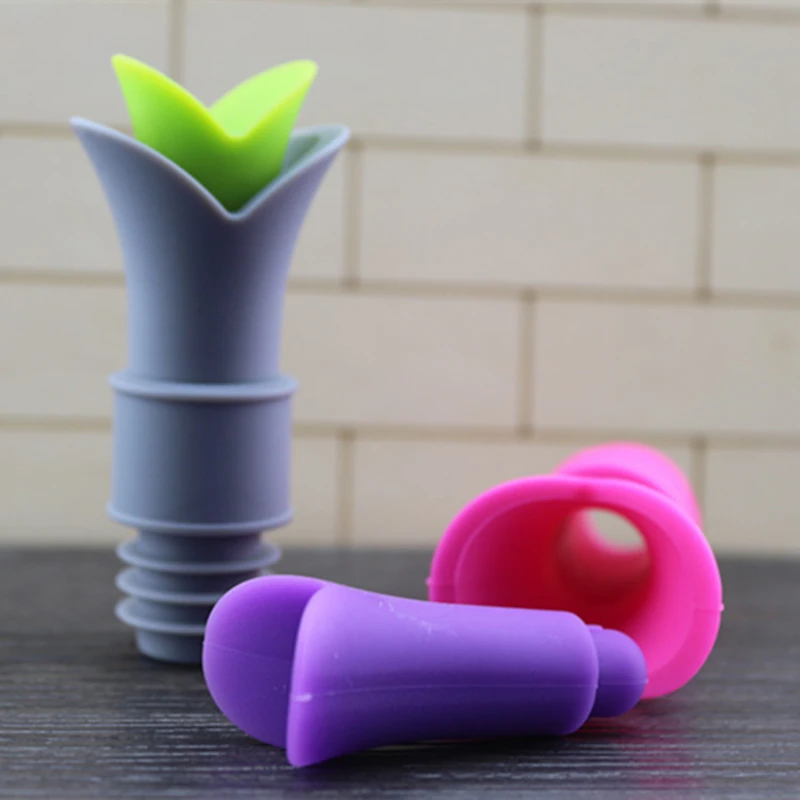 Бутылка для вина пробка цветок лилии вакуумный упаковщик вино Pourer Ручной пресс