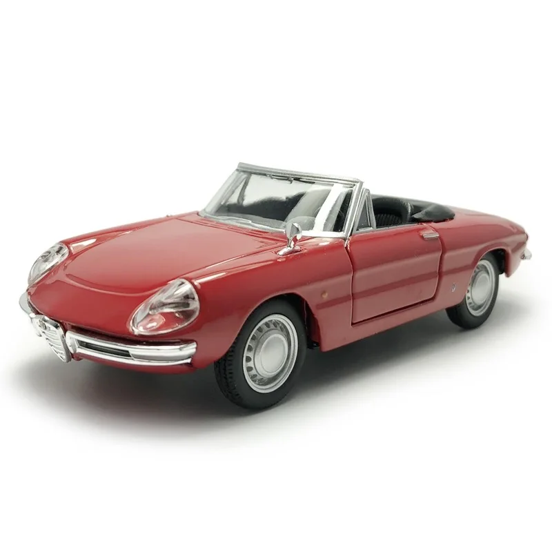 HOMMAT масштаб 1/32 винтажная модель автомобиля Alfa Romeo Spider из сплава металла 1:32 литая