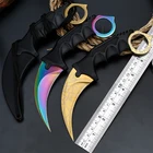 CS GO нож-Коготь Орла тактический нож для кемпинга охотничий нож титановая Радуга бабочка тренировочный нож для повседневного использования ручной инструмент