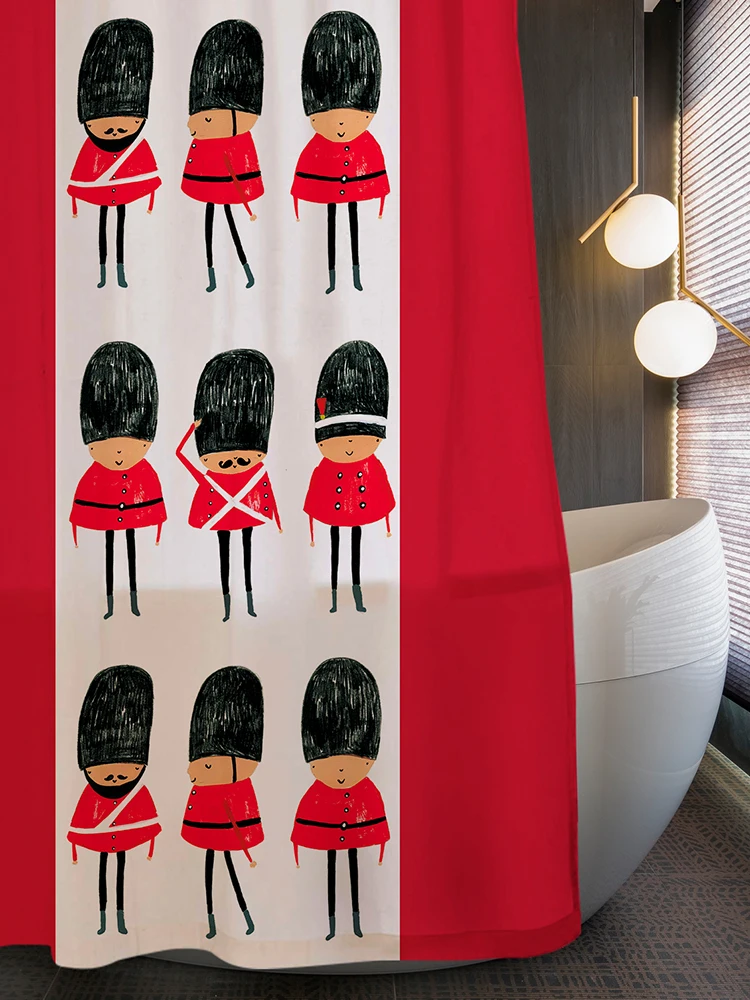 

Анти-объектива камеры, устойчивая к плесени, мультяшная душевая занавеска моющиеся милый душевая занавеска полиэстер эстетическое душ Gordijn...