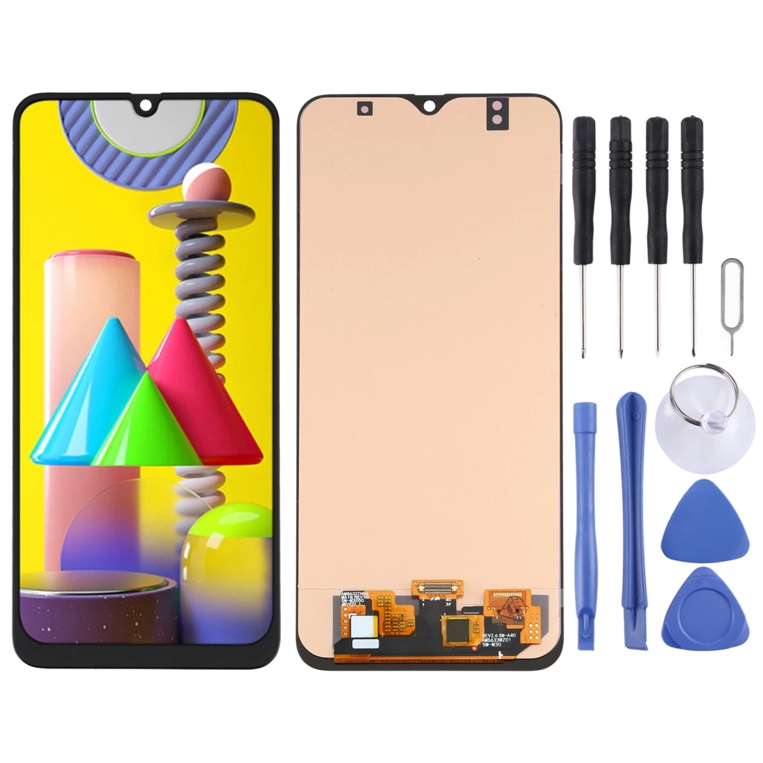 

iPartsBuy for Samsung Galaxy M31 SM-M315 OLED Material LCD Screen and Digitizer Full Assembly