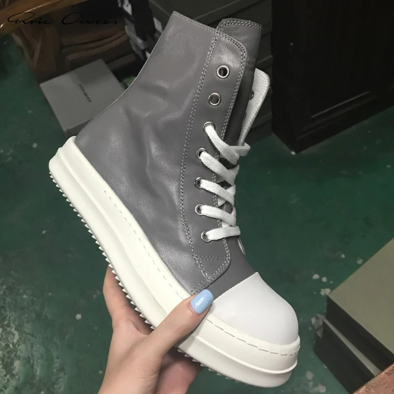Повседневные кожаные кроссовки High Street RO женские ботинки Rric Owens мужская обувь