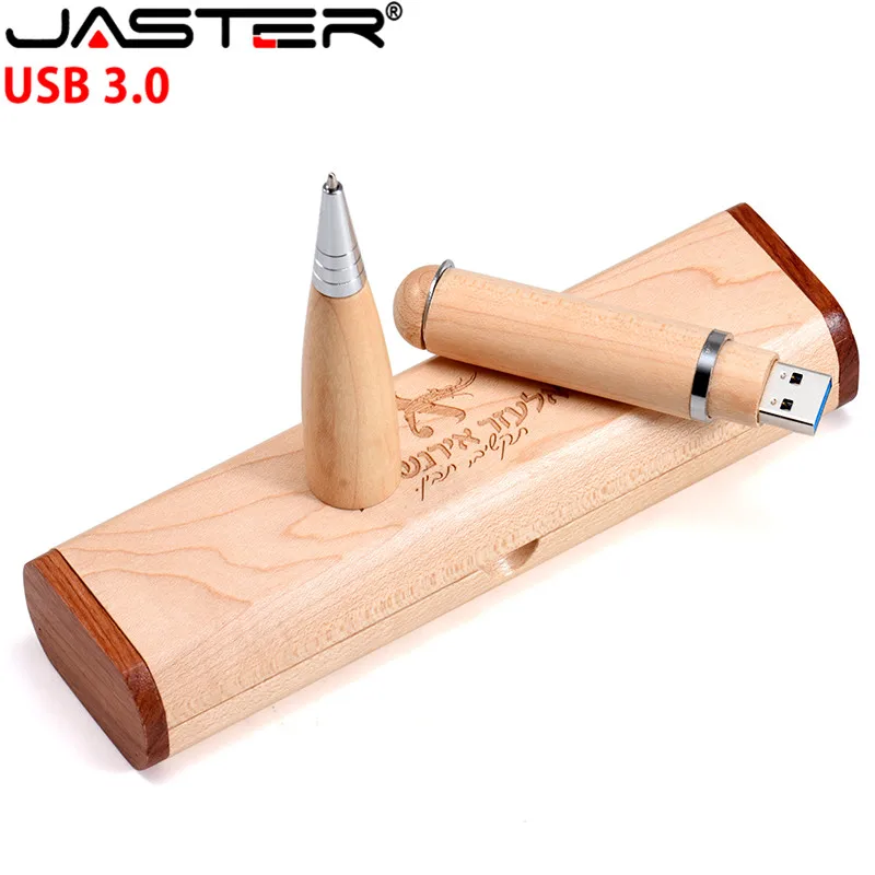 JASTER деревянная шариковая ручка персонализированный Подарочный держатель USB флеш