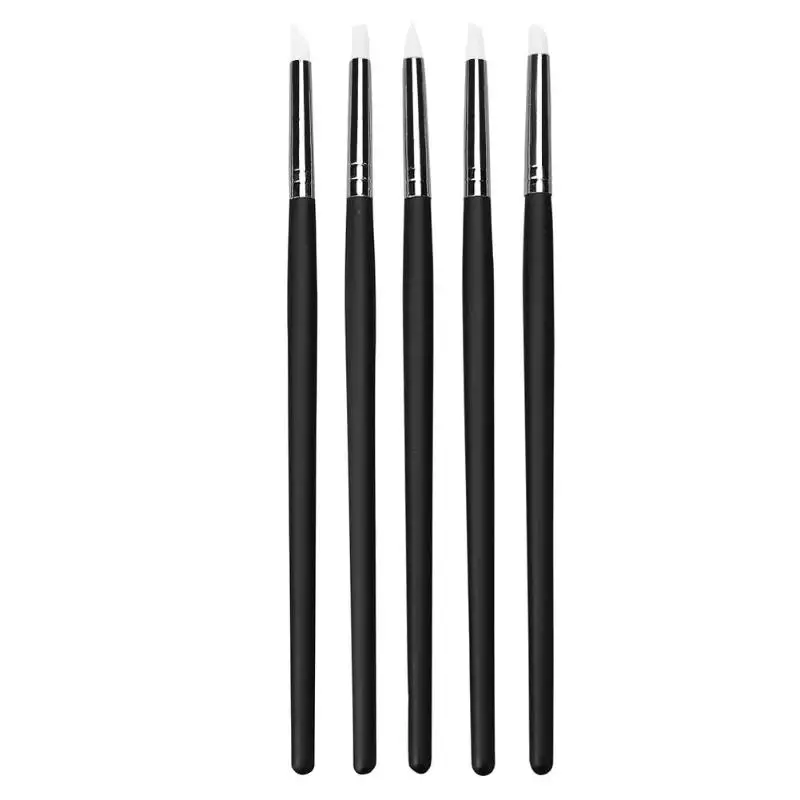 5pcs Silicone Rubber Clay Shaper Sculpting Pen Polymer Modelling Pottery Tools Set For DIY Crafts | Дом и сад
