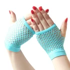 Перчатки женские без пальцев, перчатки разных цветов в стиле панк, приталенные модные перчатки для рыбалки, 2020