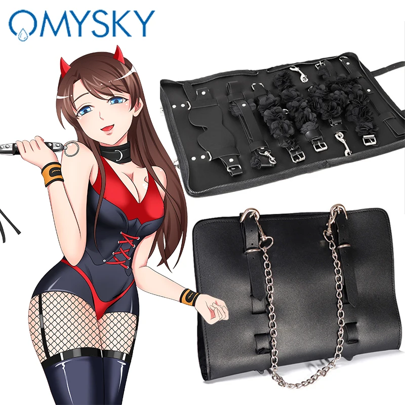 OMYSKY эротические секс игрушки для пар взрослые игры кожа эротический БДСМ