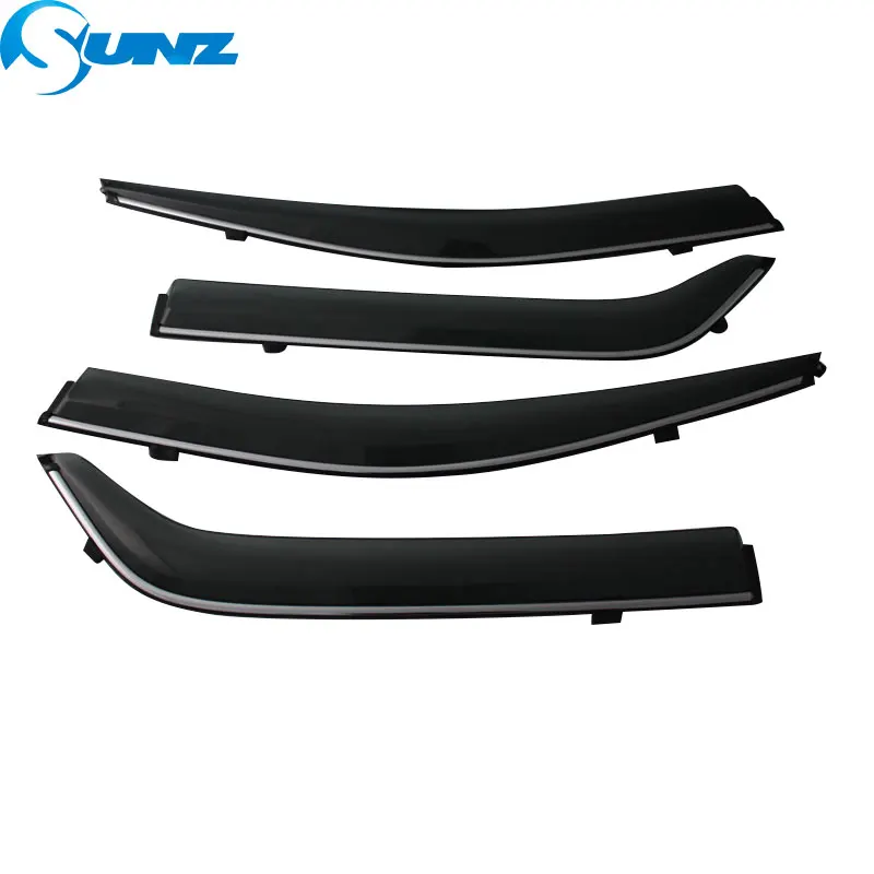 Оконный козырек для Kia Sorento 2003 2004 2005 2006 2007 2008 хромированной отделкой Защита от